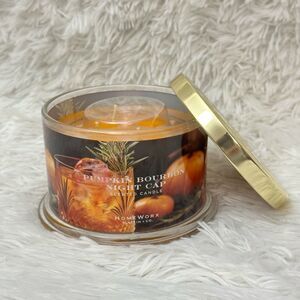 Homeworx by Harry Slatkin Pumpkin Bourbon Night Cap‎ scented candle 510g NEW